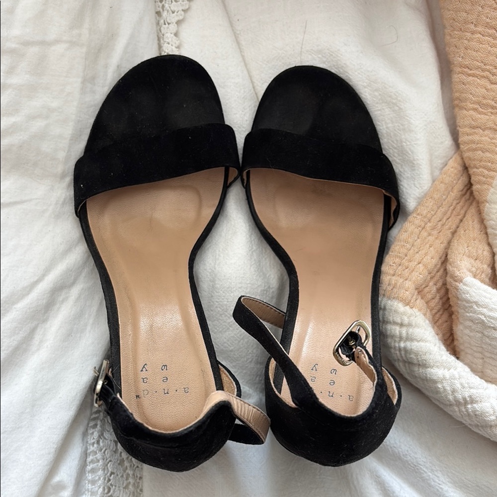 Black heels